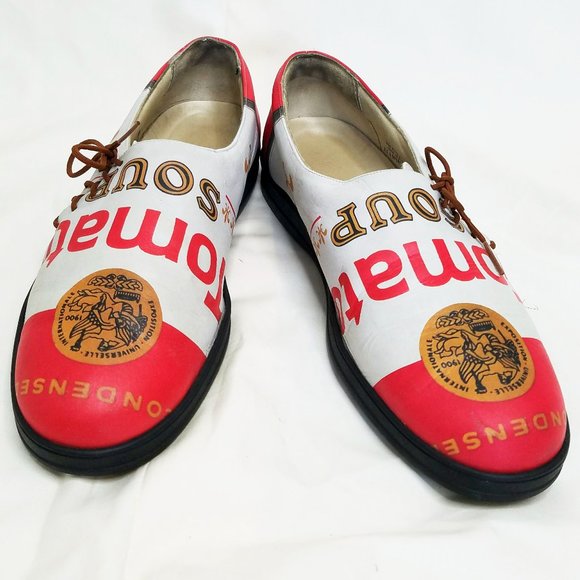 Icon Andy Warhol Shoes - Andy Warhol Campbell's Tomato Soup Icon Shoes Mens 7 Womens 9 Vintage Icon